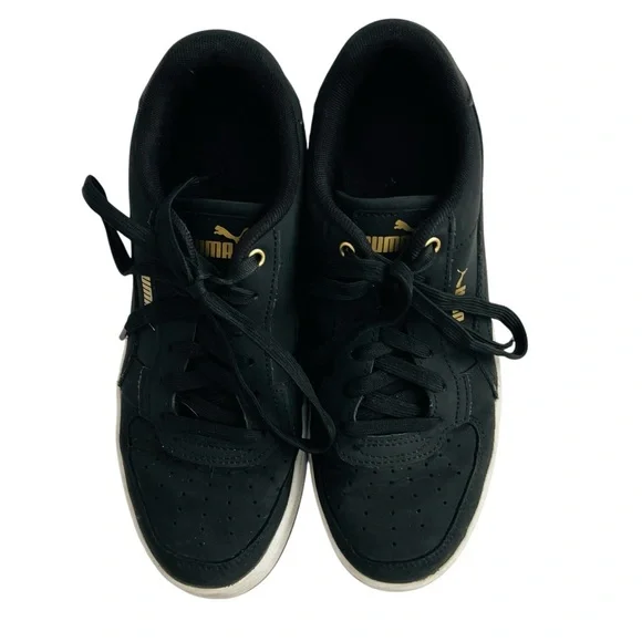 Puma Black Sneakers with Gold Details - Picture 2 of 5